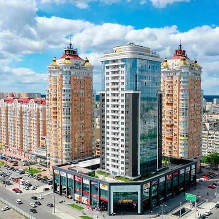 Vip Apartment 120M2 With Panoramic Windows, 22 Floor. Obolon Kiev Exterior foto